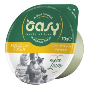 Oasy Gatto More Love In Cup Adulto Pollo & Zucca 70 Gr