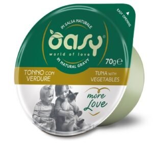 Oasy Gatto More Love In Cup Adulto Tonno & Verdure 70 Gr