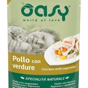Oasy Gatto Specialita' Naturali In Busta Adulto Pollo & Verdure 70 Gr