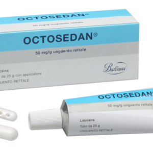 Octosedan 50 mg/g unguento rettale lidocaina