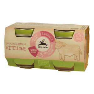 Omogeneizzato di vitellone baby food bio 2 x 80 g