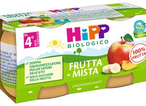 Omo hipp bio frutta mista2x80g