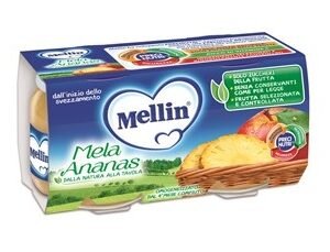 Omo mellin mela+ananas 2x100g