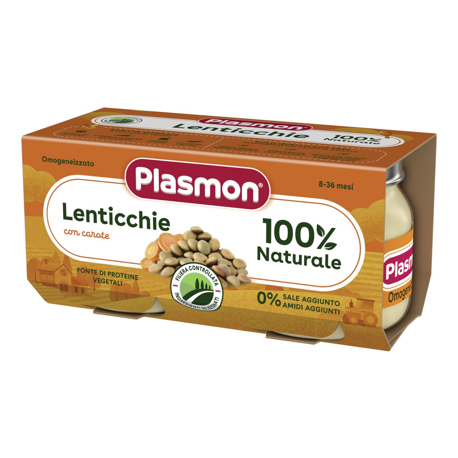 Omo pl.lenticchie 2x80g