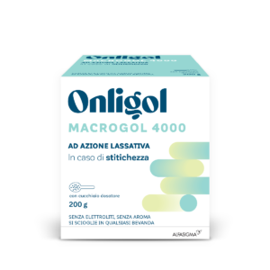 Onligol Macrogol 4000 200 g Stitichezza + Cucchiaino Dosatore Senza Zucchero