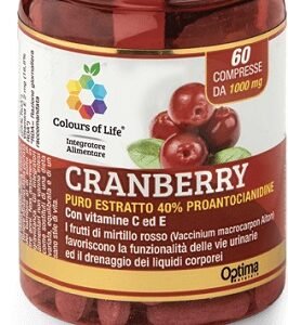 Optima Colours of Life Cyst-Cranberry Integratore Benessere Vie Urinarie 60 Compresse