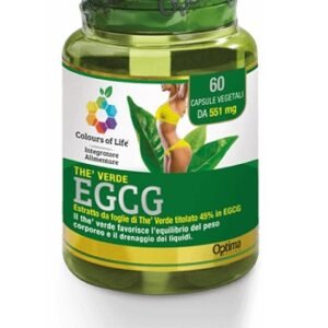 Optima Colours Of Life Thè Verde EGCG Integratore Drenante 60 Capsule