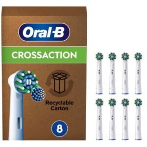 Oralb power refill eb50r crossaction 8 pezzi