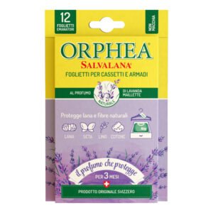 ORPHEA - Salvalana Foglietti Per Cassetti E Armadi Al Profumo Di Lavanda Maillette 12 Foglietti