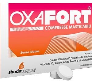 Oxafort blister 48 compresse masticabili in astuccio 72 g