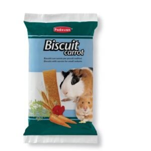 Padovan Conigli Nani/Roditori Snack Biscuit Carrot Biscotti Con Carote 30 Gr