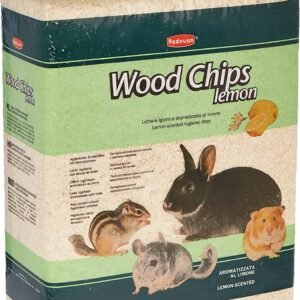 Padovan Lettiera In Trucioli Di Legno Wood Chips Profumata Al Limone 1 Kg/14 Lt