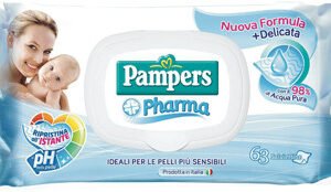 Pampers pharma salviettine detergenti 63 pezzi