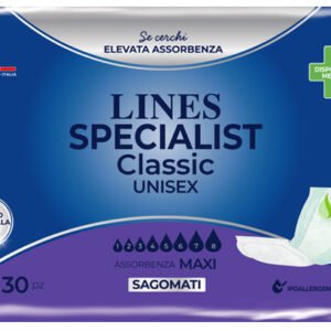 Pannolone per incontinenza lines special classic sagomato maxi 30 pezzi