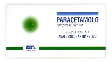 Paracetamolo 500mg 20compresse Zeta
