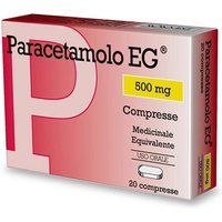 Paracetamolo Eg 500mg Antipiretico e Antidolorifico, 20 Compresse