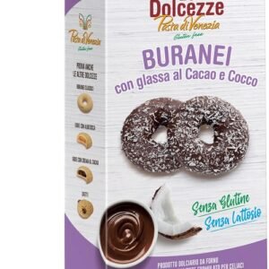 Pasta venezia buranei con glassa al cacao e cocco 180 g