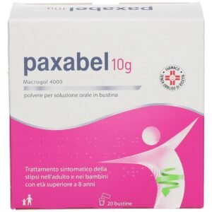 Paxabel 10g Macrogol 4000 Polvere Soluzione Orale 20 Bustine