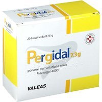 Pergidal 7,3g Macrogol 4000 Trattamento Stitichezza, 20 Bustine
