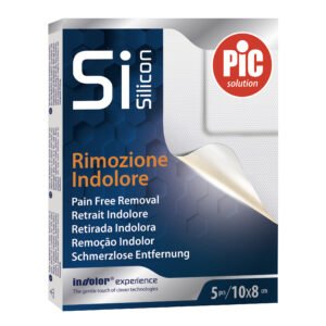 Pic Cerotto Post Operatorio Silicone 10x8cm 5 Pezzi