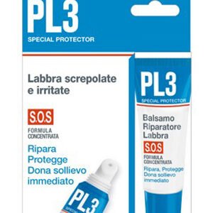Pl3 balsamo riparatore labbra sos con astuccio 7,5 ml