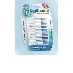 Plakkontrol Brush & Clean Scovolini Spazzi Stretti 40 Pezzi
