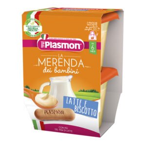Plasmon Merenda Latte-Biscotti 2x120g