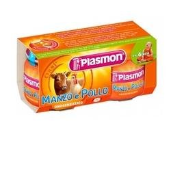 Plasmon Omog Manzo/pol 80gx2pezzi