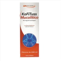 Pool Pharma Kofituss - Sciroppo mucolitico per le vie respiratorie, 200 ml