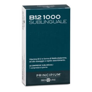 Principium B12 1000 Sublinguale Integratore di Vitamina B12 60 Compresse