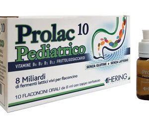 Prolac10 pediatrico fermenti lattici 10 flaconcini 8 ml