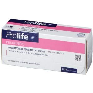 Prolife Pediatrico Integratore Fermenti Lattici Vivi Bambini 12 Flaconcini 8 ml