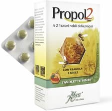 Propol2 emf fragola miele 45 tavolette per bambini