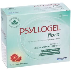Psyllogel Fibra Integratore Intestinale Gusto Arancia Rossa 20 Bustine