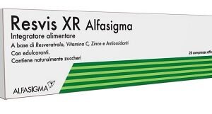 Resvis xr alfasigma 20 compresse effervescenti da 4 g