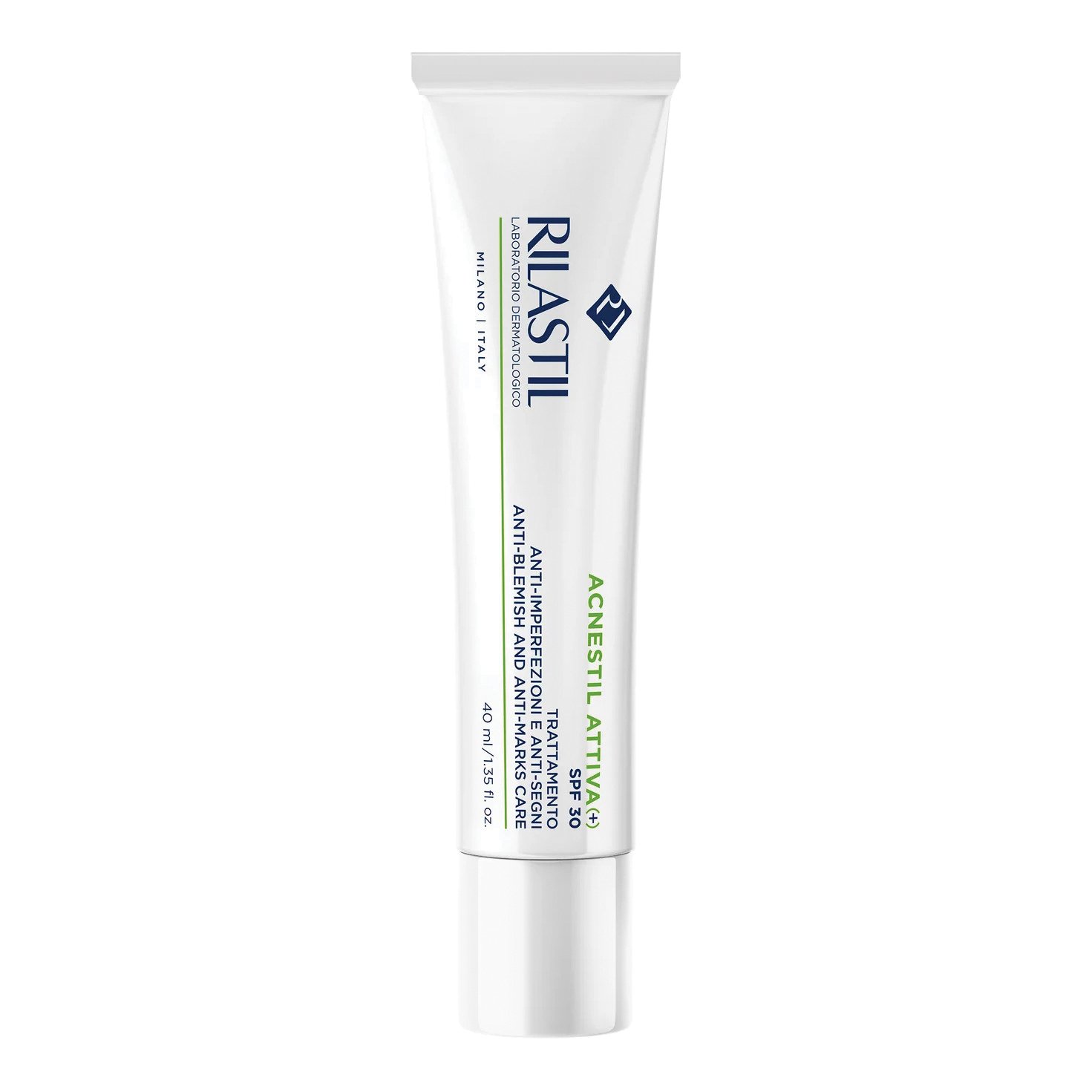 Rilastil Acnestil Attiva+ Crema SPF30 Trattamento Anti-Imperfezioni e Anti-Segni Viso 40 ml