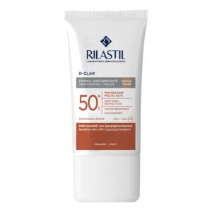 Rilastil D Clar Crema Uniformante Solare Colorata SPF 50+ Viso Medium Color 40 ml