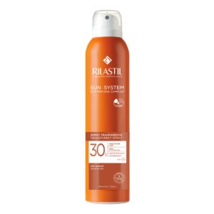 Rilastil Sun System Spray Solare Trasparente SPF 30 Protezione Corpo 200 ml