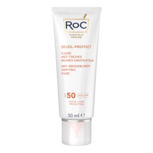 Roc fluido solare viso spf 50+ antimacchie brune 50 ml