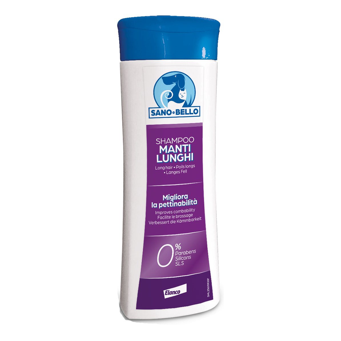 Sanoebello Cane Shampoo Manti Bianchi 250 Ml