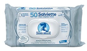 Sanoebello Salviette Detergenti Senza Profumo 50 Pezzi