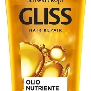 SCHWARZKOPF - Gliss Olio Nutriente - Shampoo Nutriente per capelli fragili e sfibrati 250 Ml
