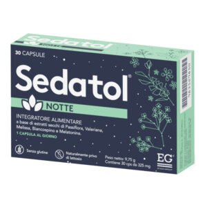 Sedatol Notte Integratore Per Il Sonno e Jet lag 30 Capsule