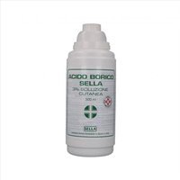 Sella Acido Borico 3% - Soluzione disinfettante acido borico Sella per la cute irritata, 500 ml