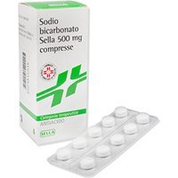 Sella sodio bicarb compresse 500 mg - Antiacido per l'iperacidità gastrica, 50 compresse