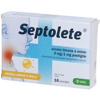 Septolete Aroma Limone e Miele 3mg/1mg per mucosa Orale, 16 pastiglie