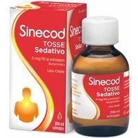 Sinecod Tosse Sed 3 Mg/10 G Sciroppo Flacone Da 200 Ml Con Misurino Tarato