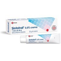 Sintotrat Crema 0,5% Idrocortisone Acetato Trattamento Sintomatico Prurito Eritemi Eczemi Ustioni, 20g