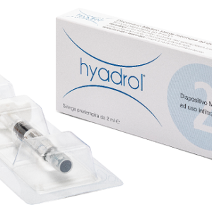 Siringa intra-articolare hyadrol con acido ialuronico 1% e adelmitrol 2% capacita' 2 ml