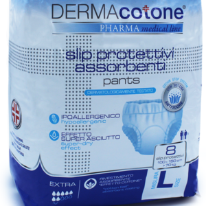 Slip Protettivo Assorbente Pants Dermacotone L 8 Pezzi
